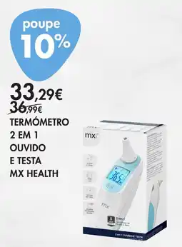 Pingo Doce termómetro 2 em 1 ouvido e testa mx health promoção
