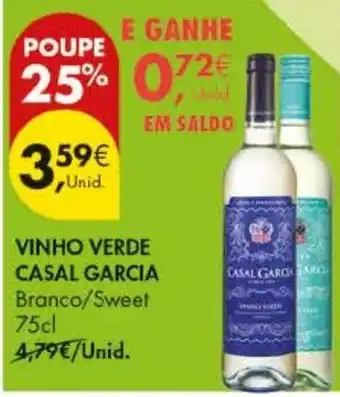 Pingo Doce vinho verde casal garcia promoção