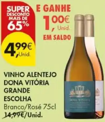 Pingo Doce vinho alentejo dona vitória grande escolha promoção