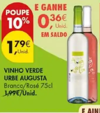 Pingo Doce Vinho verde urbe augusta promoção