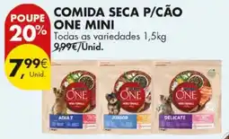 Pingo Doce comida seca p/cão one mini promoção