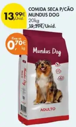 Pingo Doce comida seca p/cão mundus dog promoção