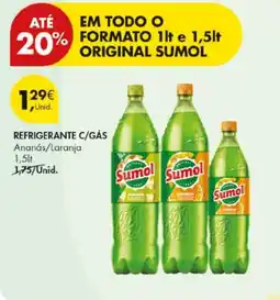 Pingo Doce Sumol Ananás/Laranja promoção