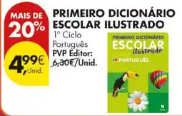 Pingo Doce Primeiro dicionário escolar ilustrado promoção