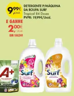 Pingo Doce Detergente p/máquina da roupa surf tropical 84 doses promoção