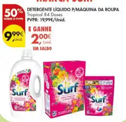 Pingo Doce Detergente líquido p/máquina da roupa surf promoção