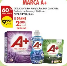 Pingo Doce Detergente em pó p/máquina da roupa marca a+ essência de provença promoção