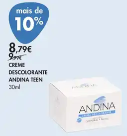 Pingo Doce creme descolorante andina teen promoção