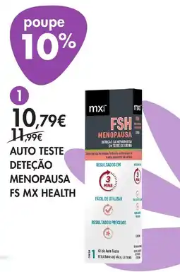 Pingo Doce Auto teste deteção menopausa fs mx health promoção