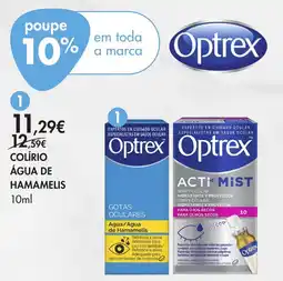 Pingo Doce Optrex colírio água de hamamelis promoção