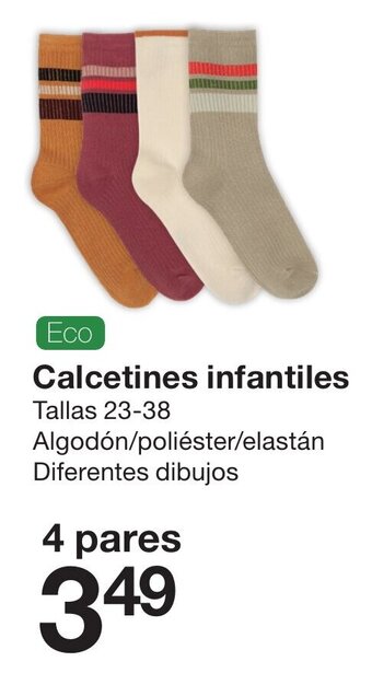 Eco Calcetines Infantiles 23-38 4 pares