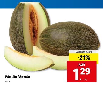 Lidl Melão Verde promoção