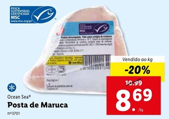 Lidl Ocean Sea Posta de Maruca promoção