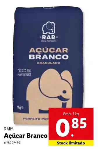 Lidl Açúcar Branco RAR 1kg promoção