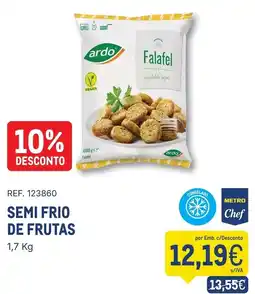 Makro Falafel ardo promoção