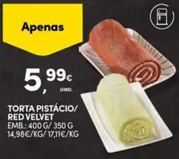 Continente Bom dia Torta pistácio/red velvet promoção