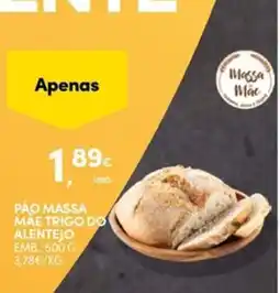 Continente Bom dia Pão massa mãe trigo do alentejo promoção