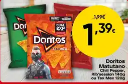 Froiz Doritos Matutano Chili Pepper, Rib'session ou Tex Mex promoção