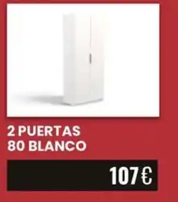 Atrapamuebles 2 portas 80 branco promoção