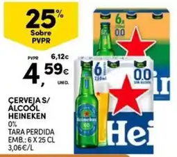 Continente Bom dia Cerveja s/ álcool heineken promoção