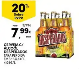 Continente Bom dia Cerveja c/ álcool desperados promoção