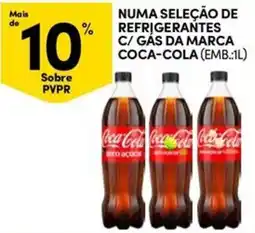 Continente Bom dia refrigerantes c/ gás da marca coca-cola promoção