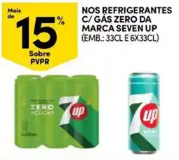 Continente Bom dia nos refrigerantes c/ gás zero da marca seven up promoção