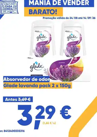 Absorvedor de odor glade lavanda