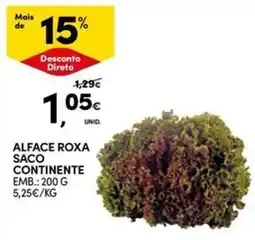 Continente Bom dia Alface roxa promoção