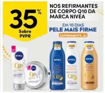 Continente Bom dia nos refirmantes de corpo q10 da marca nivea promoção