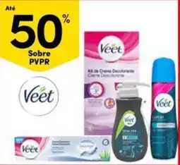 Continente Bom dia Veet Kit de Crema Desodorante promoção