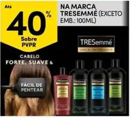 Continente Bom dia Tresemmé cabelo forte, suave & fácil de pentear promoção
