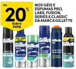 Continente Bom dia Gel de afeta Gillette promoção