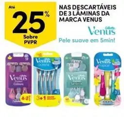 Continente Bom dia descartáveis da marca venus promoção