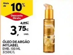 Continente Bom dia Óleo de argão mylabel promoção