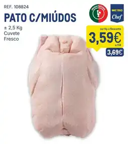 Makro Pato c/miúdos metro chef promoção