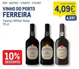 Makro vinho do porto ferreira promoção