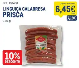Makro linguiça calabresa prisca promoção