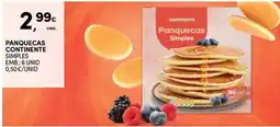 Continente Bom dia Panquecas continent promoção