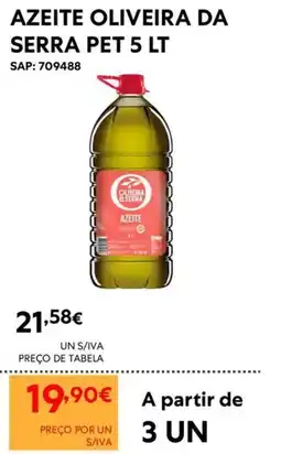 Recheio azeite oliveira da serra pet promoção