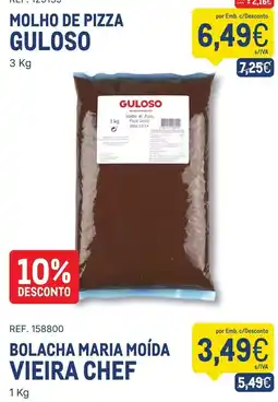Makro molho de pizza guloso promoção