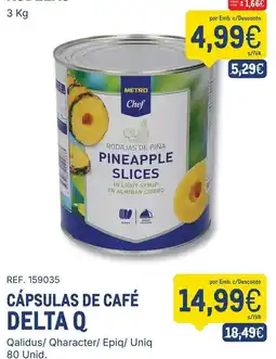 Makro Cápsulas de café delta q promoção