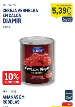 Makro Cereja vermelha diamir promoção