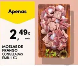 Continente Bom dia Moelas de frango congeladas promoção