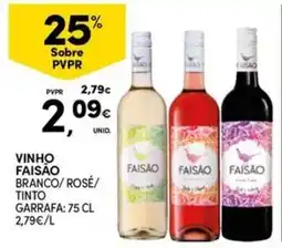 Continente Bom dia vinho faisão branco/ rosé/ tinto promoção