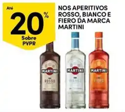 Continente Bom dia nos aperitivos rossso, bianco e fiero da marca martini promoção