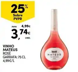 Continente Bom dia vinho mateus rosé promoção