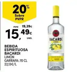 Continente Bom dia Bacardi limón promoção