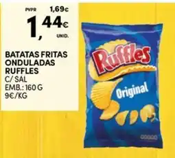 Continente Bom dia Batatas fritas onduladas ruffles promoção
