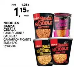 Continente Bom dia Noodles banzai cigala promoção